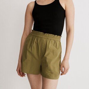 Madewell Pull-on Shorts in Signature Poplin